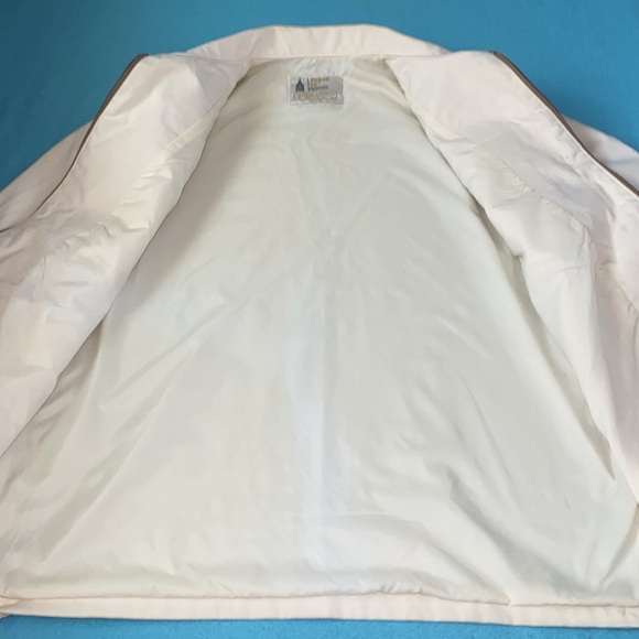 LONDON FOG weatherproof vintage zip up long sleeve stylish beige jacket size 40 - Picture 3 of 14